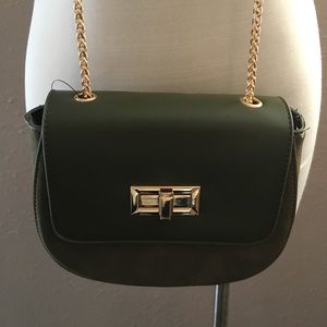 NWOT Olive Green Cross Body Purse